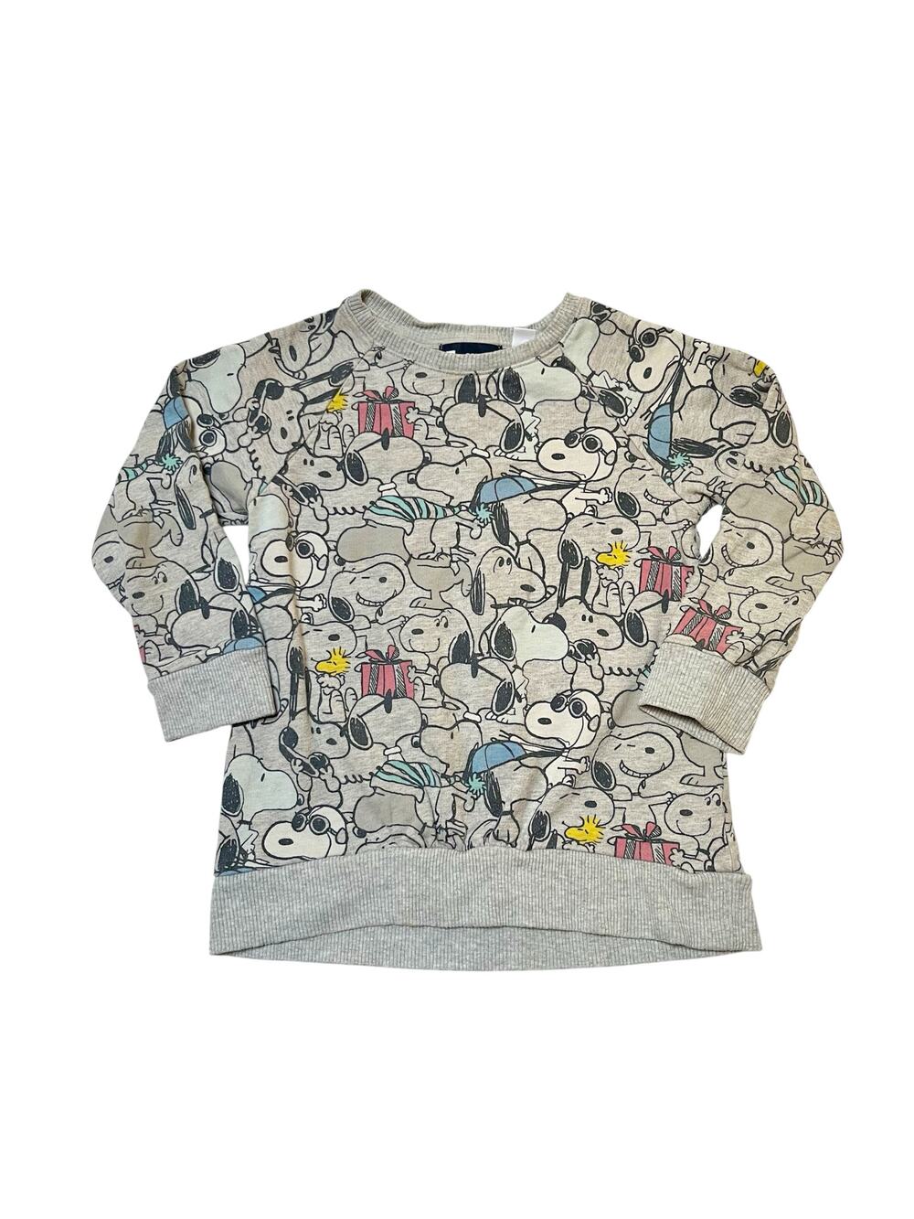 Gap Peanuts Tunic Style Snoopy Sweatshirt Size 4/5
